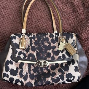 Coach Madeline Ocelot Bag